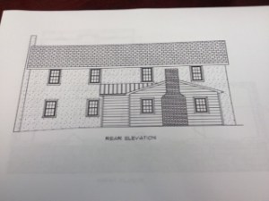 Rear Elevation with the addition