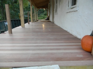 Mahogany Porch Boards