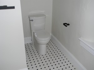 The guest bathroom.  Much better than the Outhouse.